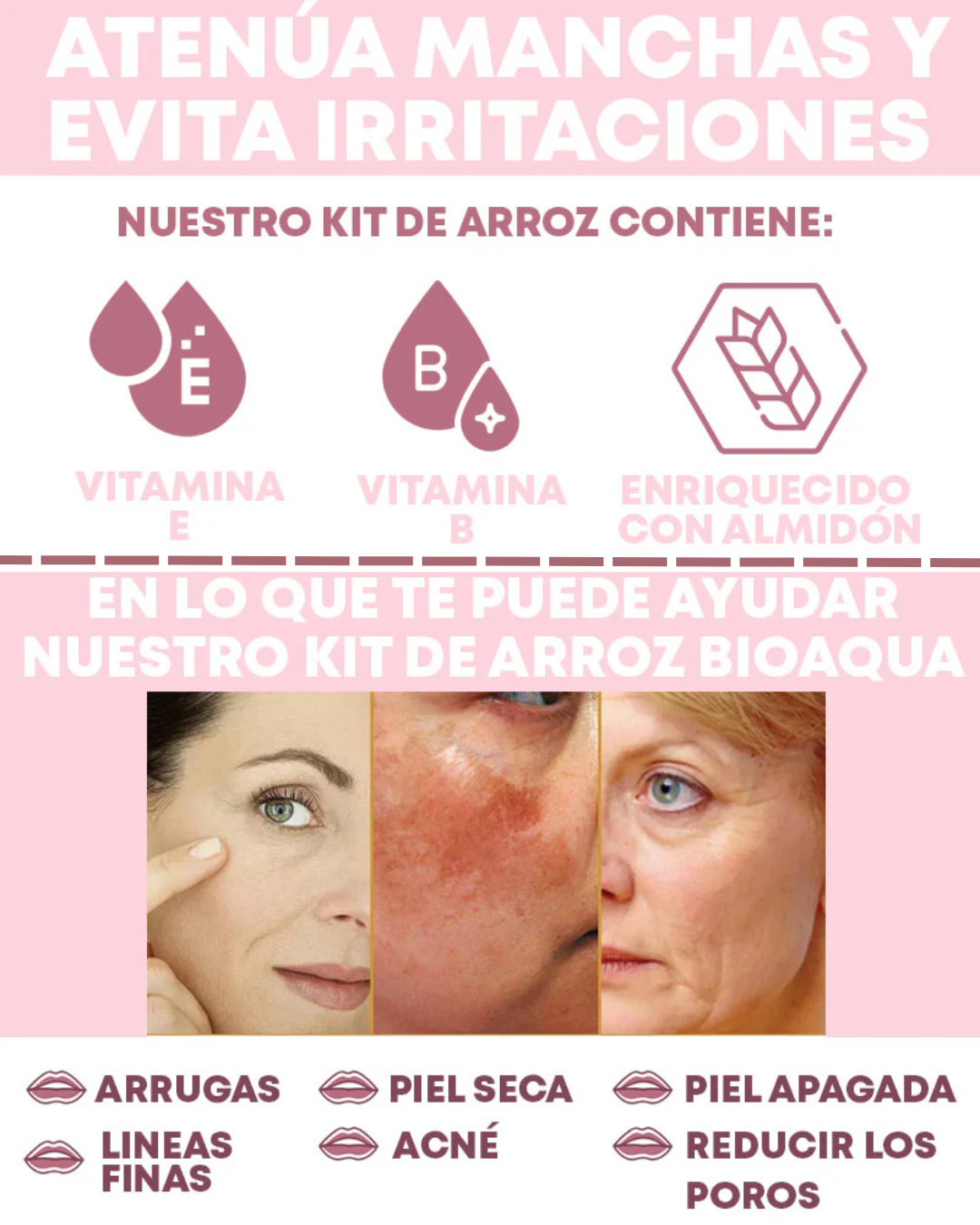 kit bioaqua arroz completo